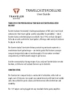 Traveler Guitar TRAVELCASTER DELUXE User Manual preview