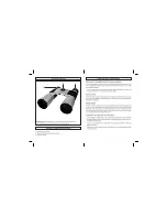 Preview for 2 page of Traveler Prism Binocular Operating Instructions