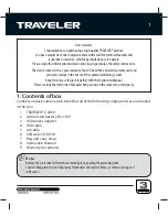 Preview for 1 page of Traveler Z 2000 User Manual