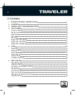 Preview for 2 page of Traveler Z 2000 User Manual