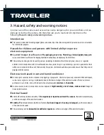 Preview for 5 page of Traveler Z 2000 User Manual