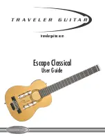 TRAVELLER GUITAR ESCAPE CLASSICAL User Manual preview