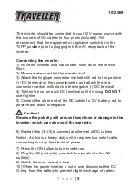 Preview for 6 page of TRAVELLER 1072569 User Manual