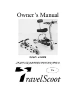 TravelScoot Disclaimer Owner'S Manual предпросмотр