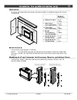 Предварительный просмотр 11 страницы Travis Industries 31 DVI GSB2 Owner'S Manual