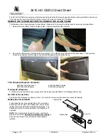 Travis Industries 3615 HO GSR2 Cheat Sheet Quick Start Manual preview