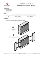 Travis Industries 564 EF-I Installation Instructions preview