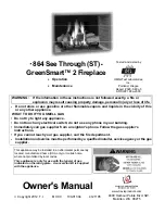 Travis Industries 864 See Through GreenSmart 2 Owner'S Manual preview