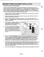 Предварительный просмотр 36 страницы Travis Industries Avalon 796 45' flue Owner'S Manual