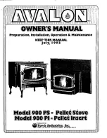 Предварительный просмотр 1 страницы Travis Industries Avalon 900 PI Owner'S Manual