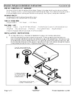 Preview for 1 page of Travis Industries Avalon Ashpan Installation Instructions Manual