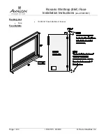 Travis Industries Avalon Rosario Winthrop 864 Installation Instructions предпросмотр