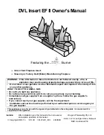 Travis Industries DVL EF II Owner'S Manual предпросмотр