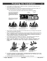 Предварительный просмотр 21 страницы Travis Industries DVL EF Insert Owner'S Manual