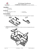 Preview for 1 page of Travis Industries DVL Ember-Fyre Installation Instructions Manual