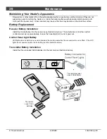 Preview for 36 page of Travis Industries DVS GSR NB Owner'S Manual