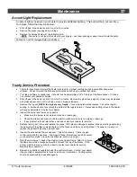 Preview for 37 page of Travis Industries DVS GSR NB Owner'S Manual