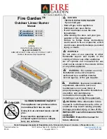 Preview for 1 page of Travis Industries Fire Garden 94900430 Manual