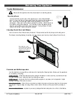 Предварительный просмотр 27 страницы Travis Industries Flush Wood Insert Owner'S Manual