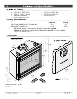 Предварительный просмотр 6 страницы Travis Industries GreenSmart 2 Fireplace 564 SS GSR2 Installation Manual