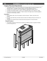 Предварительный просмотр 12 страницы Travis Industries GreenSmart 2 Fireplace 564 SS GSR2 Installation Manual