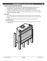 Preview for 11 page of Travis Industries GreenSmart Fireplace 564 SS Installation Manual