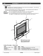 Preview for 32 page of Travis Industries GreenSmart Fireplace 564 SS Installation Manual