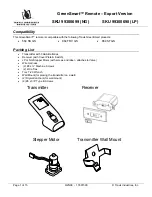 Travis Industries GreenSmart SKU 99300698 (LP) Instalation Instructions preview