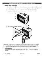 Предварительный просмотр 14 страницы Travis Industries Large Flush Wood Insert Owner'S Manual