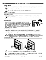 Preview for 14 page of Travis Industries Lopi Revere ND Owner'S Manual