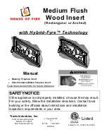 Preview for 189 page of Travis Industries Medium Flush Wood Hybrid Fyre Insert Manual