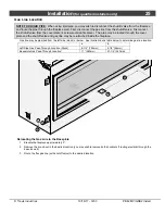 Preview for 25 page of Travis Industries Pro Builder42 Linear Installation Manual