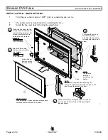 Preview for 2 page of Travis Industries Rosario DVS Face Assembly Instructions