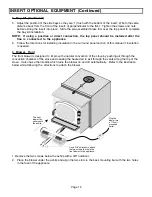 Preview for 12 page of Travis Industries X-96 Owner'S Manual