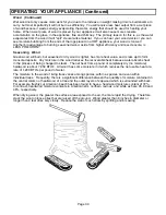 Preview for 33 page of Travis Industries X-96 Owner'S Manual