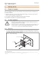 Preview for 5 page of Traxon 64PXL Installation Manual