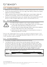 Preview for 9 page of Traxon AL MT LT DW 1000 1QPXL CR CE Installation Manual