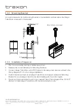 Preview for 9 page of Traxon Allegro Tube Mono Installation Manual