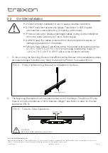 Preview for 10 page of Traxon Allegro Tube Mono Installation Manual