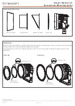 Traxon Allegro Washer AC Accessories Mounting Manual preview