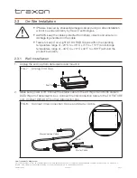 Preview for 8 page of Traxon Cove Light AC HO-36 RGB Graze Installation Manual