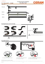 Preview for 3 page of Traxon e cue Osram ProPoint KR.MA.01.10001 Mounting Manual