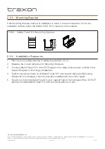 Preview for 8 page of Traxon Media Tube HO Installation Manual