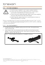 Preview for 9 page of Traxon Media Tube HO Installation Manual