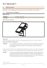 Preview for 12 page of Traxon ProPoint Vista 200W RGBW Installation Manual