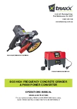 TRAXX BG5 Operation Manual preview