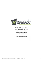 Предварительный просмотр 6 страницы TRAXX TM-GVS30L Operation Manual