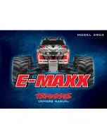 Preview for 1 page of Traxxas E-Maxx 3903 Owner'S Manual