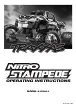 Traxxas Nitro Stampede 41094-1 Operating Instructions Manual preview