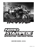 Traxxas Nitro Stampede 41094 Operating Instructions Manual preview